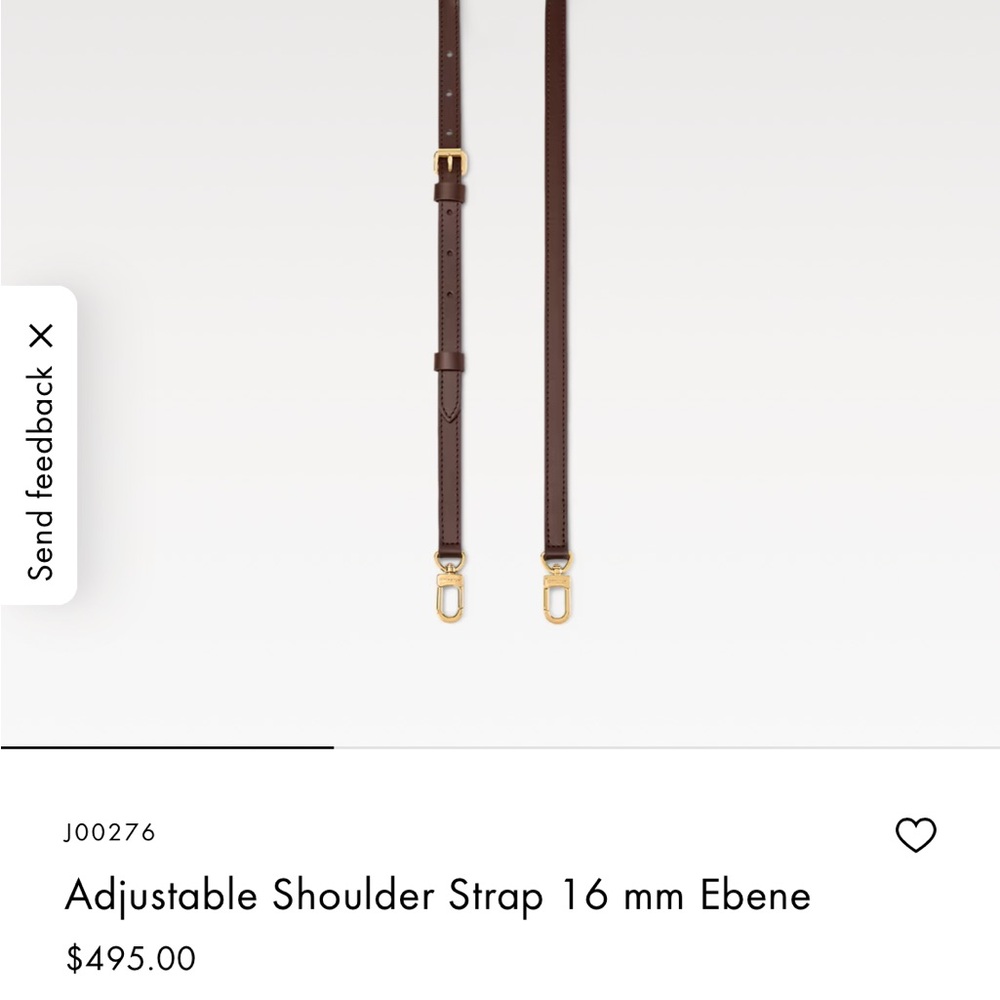 Louis Vuitton Brown Structured Leather Accessory